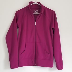 Under Armour Magenta Longsleeve Light Jacket - S